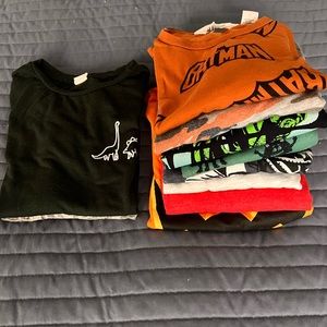 10 Boys Short and Ling sleeve shirts bundle